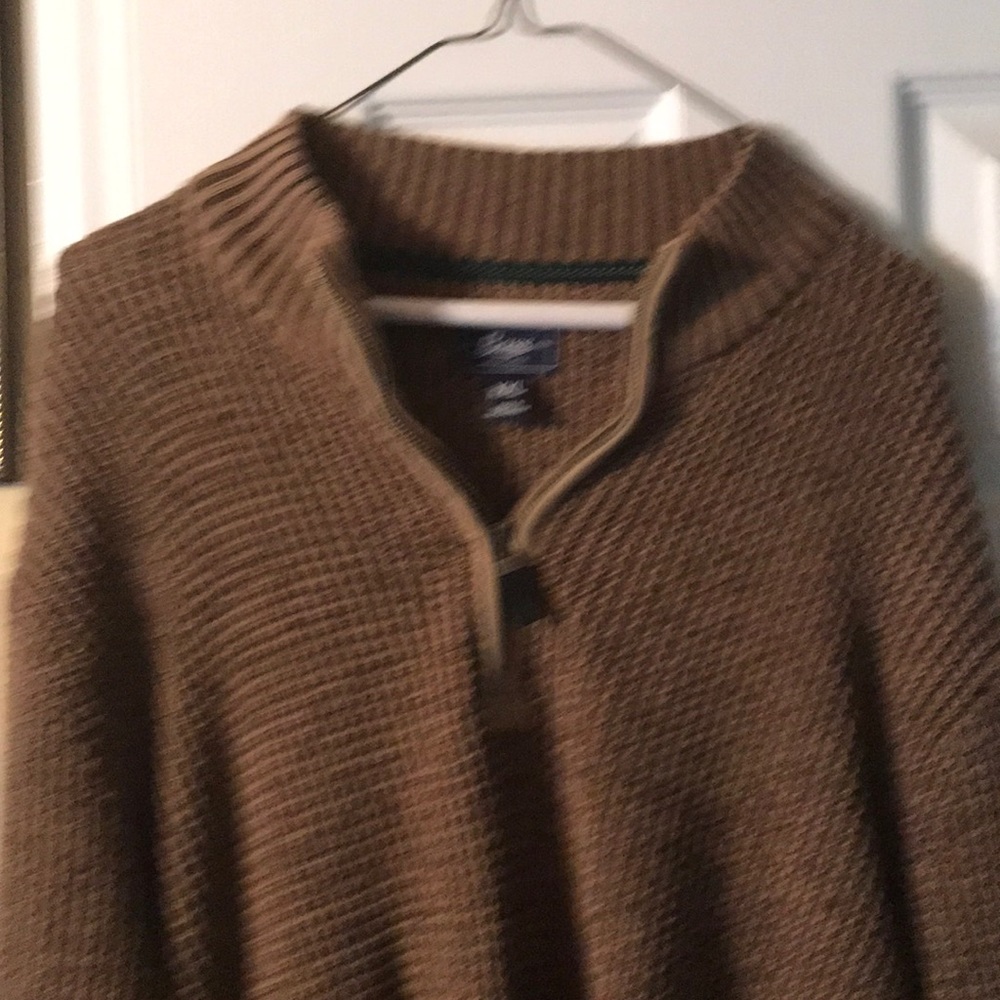 Zip front sweater